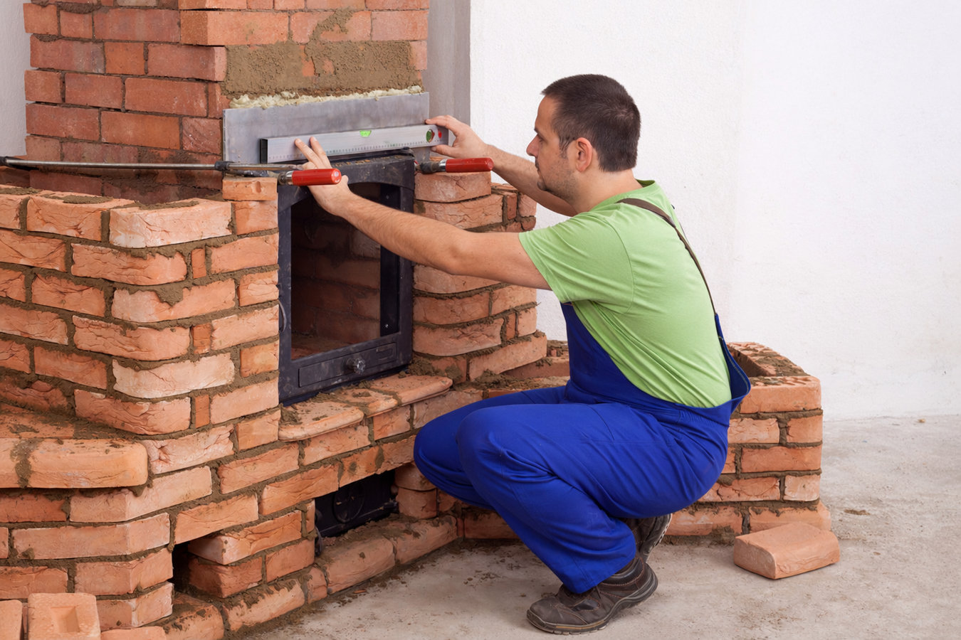 Fireplace installation in Greenville, SC